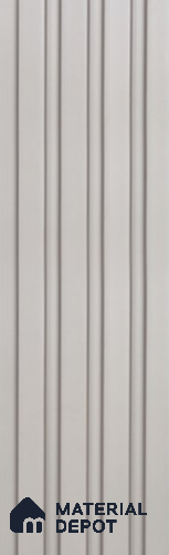 Grey Plain Colour Louver PN 05929 8 ft x 6 inch Charcoal Panel - 11 mm | Suitable for Feature Wall, TV Unit & Living Room | Width is Subjected to 5% Variation