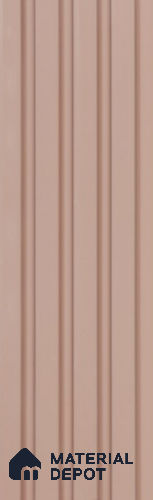 Pink Plain Colour Louver PN 05933 8 ft x 6 inch Charcoal Panel - 11 mm | Suitable for Feature Wall, TV Unit & Living Room | Width is Subjected to 5% Variation