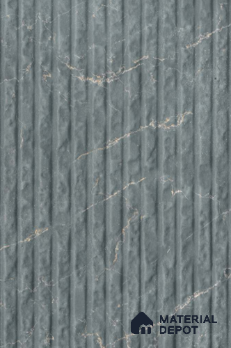 Grey Stone Louver PN 02968 8 ft x 2 ft PVC Panel - 3 mm | Suitable for Feature Wall, TV Unit & Living Room | Width is Subjected to 5% Variation