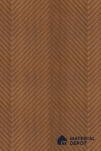 Brown Patterned Look PVC Decorative Wall Panel PN 02982 8 ft x 2 ft - 3 mm | Suitable for Feature Wall, TV Unit & Living Room | Width is Subjected to 5% Variation