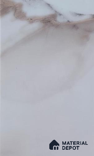 White Marble Look LM 22998 8 ft x 4 ft High Gloss Finish 6H Anti Scratch Acrylic Laminate - 1.5 mm | Suitable for TV Unit, Wardrobe, Kitchen Cabinets
