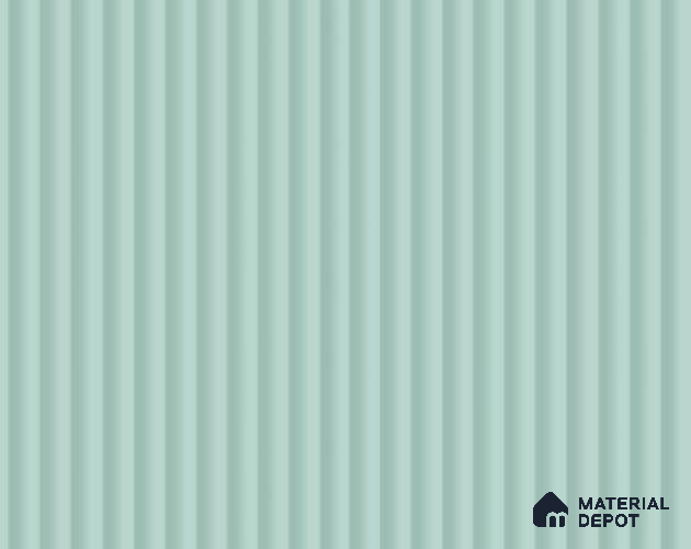 Pale Blue Fluted Solid Color LM 23771 8 ft x 4 ft High Gloss Finish Acrylic Laminate - 3 mm | Suitable for TV Unit,Wardrobe, Kitchen Cabinets