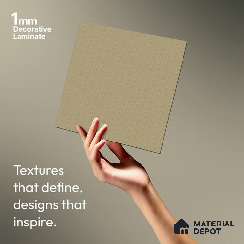 Patterned Look LM 03811 8 ft x 4 ft Texture Finish Decorative Laminate - 1 mm | Suitable for Bedroom, TV Unit, Wardrobe
