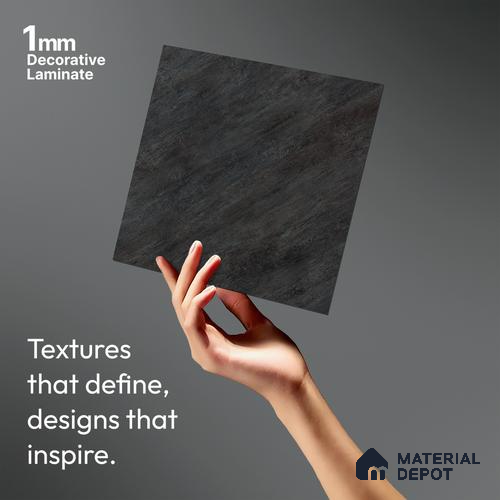 Stone Look LM 03839 8 ft x 4 ft Texture Finish Decorative Laminate - 1 mm | Suitable for TV Unit, Wardrobe, Kitchen Cabinets