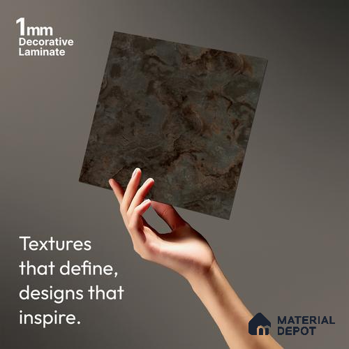 Stone Look LM 03849 8 ft x 4 ft Texture Finish Decorative Laminate - 1 mm | Suitable for TV Unit, Wardrobe, Kitchen Cabinets