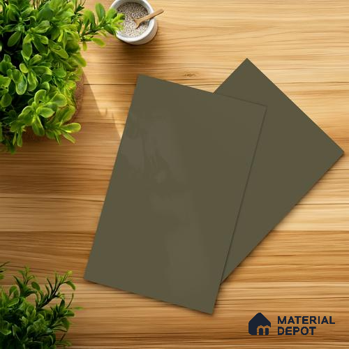 Grey Solid Colors look 2B4145 A 155 Earthy Husk 8 ft x 4 ft Matte Finish Decorative Laminate - 1 mm | Suitable for Living Room, Kitchen, Office | Matching Edgeband 1022 MATTE from E3