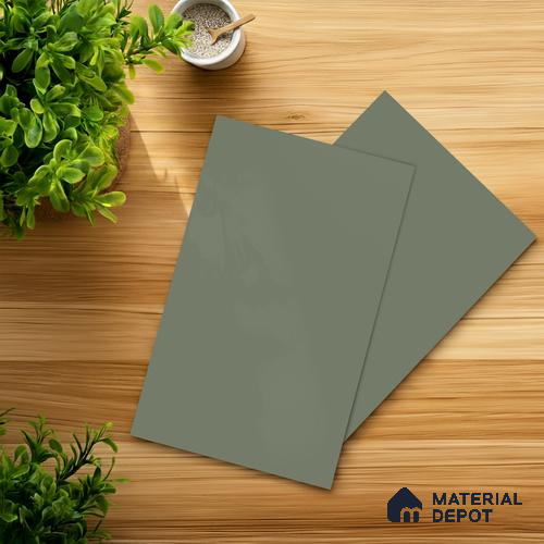Grey Solid Colors look 2B4146 A155 Riverstone Mist 8 ft x 4 ft Matte Finish Decorative Laminate - 1 mm | Suitable for Living Room, Kitchen, Office | Matching Edgeband 10347 from Prism