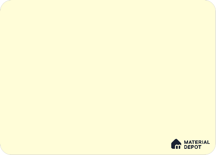 Cream Solid Colors Look MT 711 8 ft x 4 ft Matte Finish 6H Anti Scratch Acrylic Laminate - 1.5 mm | Suitable for TV Unit, Wardrobe, Kitchen Cabinets
