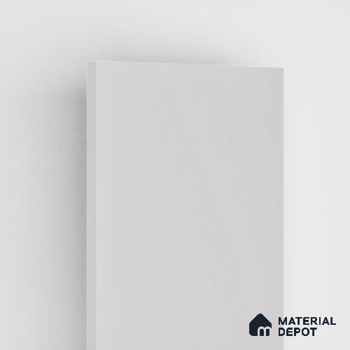 Solid White Solid Colors Look LM 21688 8 ft x 4 ft High Gloss Finish 6H Anti Scratch Acrylic Laminate - 1.5 mm | Suitable for Living Room, Kitchen, Office