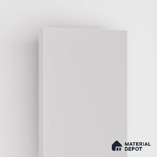 Bright White Solid Colors Look LM 21687 8 ft x 4 ft High Gloss Finish 6H Anti Scratch Acrylic Laminate - 1.5 mm | Suitable for Living Room, Kitchen, Office