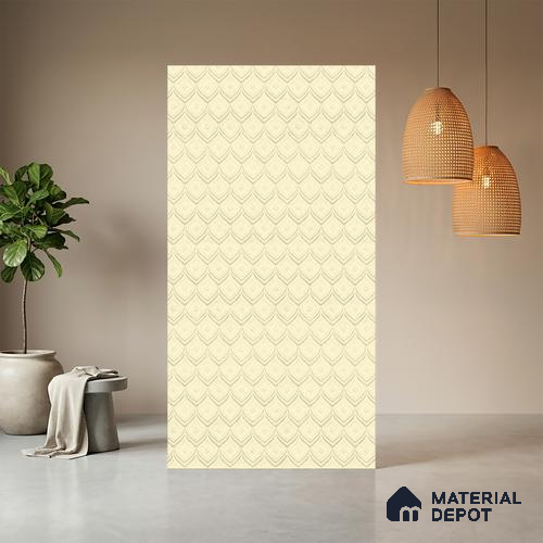 Beige Textured Solid Look LM 03946 8 ft x 4 ft Texture Finish Decorative Laminate - 1 mm | Suitable for TV Unit, Wardrobe, Kitchen Cabinets