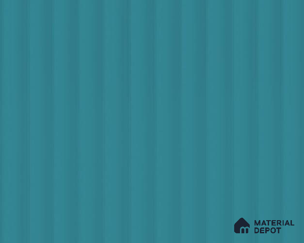 Teal Blue Fluted Solid Color LM 23824 8 ft x 4 ft High Gloss Finish Acrylic Laminate - 3 mm | Suitable for TV Unit,Wardrobe, Kitchen Cabinets