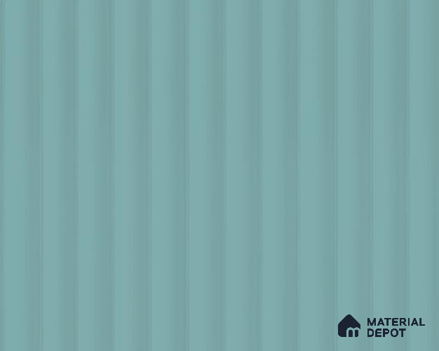 Powder Blue Fluted Solid Color LM 23827 8 ft x 4 ft High Gloss Finish Acrylic Laminate - 3 mm | Suitable for TV Unit,Wardrobe, Kitchen Cabinets