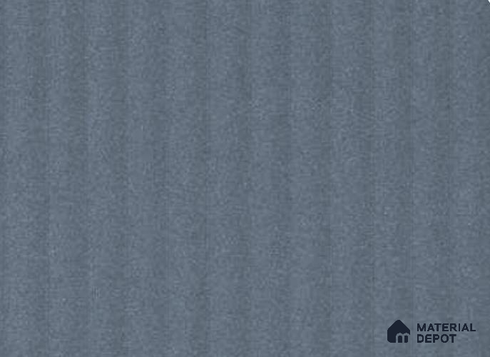 Steel Blue Fluted Solid Color LM 23803 8 ft x 4 ft High Gloss Finish Acrylic Laminate - 3 mm | Suitable for TV Unit,Wardrobe, Kitchen Cabinets