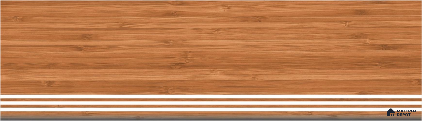 Maple Charm Step Tile Matte Finish TL 02551 3 ft x 1 ft Vitrified Stair Tile - 9.5 mm