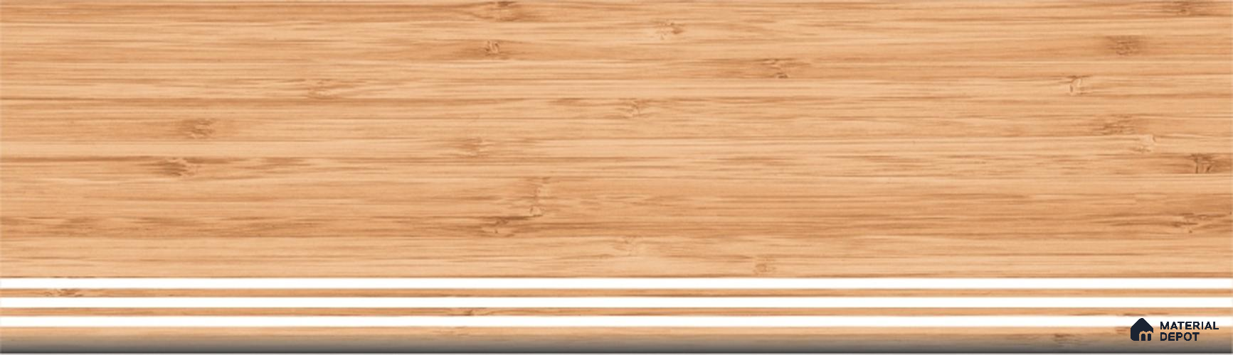 Honey Grain Step Tile Matte Finish TL 02554 3 ft x 1 ft Vitrified Stair Tile - 9.5 mm