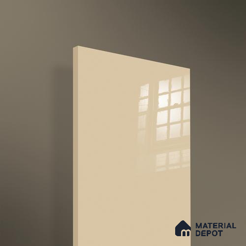 Ferrero 1B 0841 Sandstone Beige 8 ft x 4 ft Solid Series High Gloss Finish Acrylic Laminate - 1.5 mm (LM 01137) | Matching Edgeband Code - 841 | Suitable for Kitchen Cabinets, Study Areas, Wardrobe