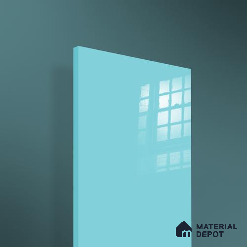 Ferrero 1B 0848 Bright Blue 8 ft x 4 ft Solid Series High Gloss Finish Acrylic Laminate - 1.5 mm (LM 01144) | Matching Edgeband Code - 848 | Suitable for Kitchen Cabinets, Study Areas, Wardrobe