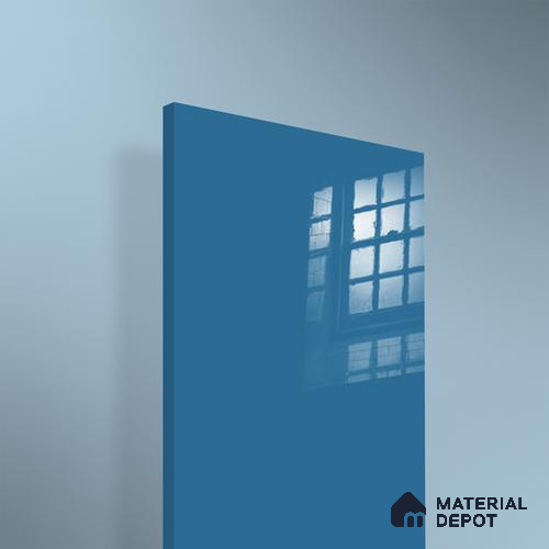 Ferrero 1B 0888 Midnight Aqua 8 ft x 4 ft Solid Series High Gloss Finish Acrylic Laminate - 1.5 mm (LM 01163) | Matching Edgeband Code - 888 | Suitable for Kitchen Cabinets, Study Areas, Wardrobe