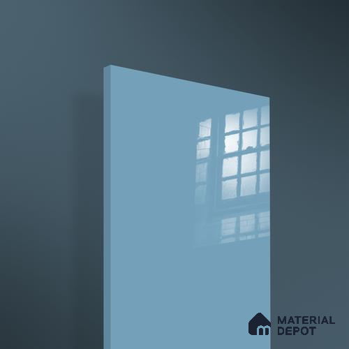 Ferrero 1B 0889 Glacier Blue 8 ft x 4 ft Solid Series High Gloss Finish Acrylic Laminate - 1.5 mm (LM 01164) | Matching Edgeband Code - 889 | Suitable for Kitchen Cabinets, Study Areas, Wardrobe
