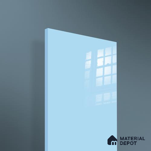 Ferrero 1B 0837 Sky Blue 8 ft x 4 ft Solid Series High Gloss Finish Acrylic Laminate - 1.5 mm (LM 01165) | Matching Edgeband Code - 837 | Suitable for Kitchen Cabinets, Study Areas, Wardrobe