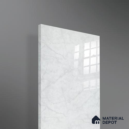 Ferrero 2A 01903 Stone Frost 8 ft x 4 ft High Gloss Finish 6H Anti Scratch Acrylic Laminate - 1.5 mm | Suitable for Bedroom, TV Unit, Wardrobe, Kitchen Cabinet