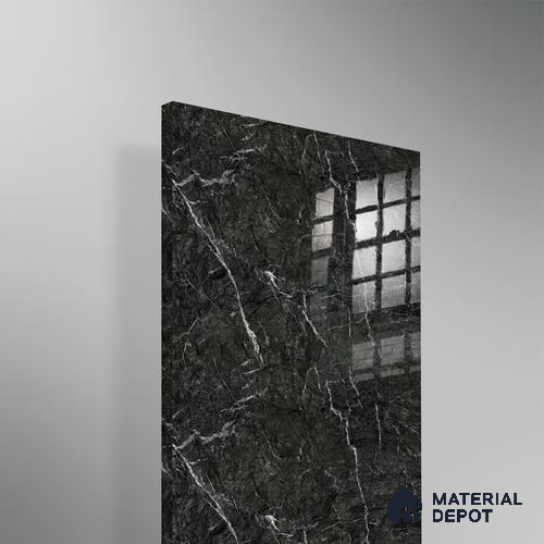 2A 01907 Black Acrylic Laminate of 1.5 mm with a High Gloss finish available for sale at Material Depot in Bangalore