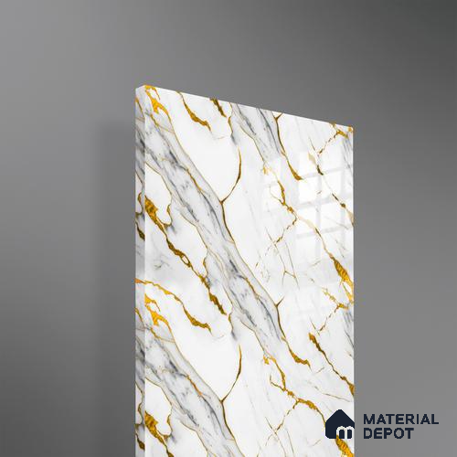 Ferrero 2A 01935 Auric Strands 8 ft x 4 ft High Gloss Finish 6H Anti Scratch Acrylic Laminate - 1.5 mm | Suitable for Bedroom, TV Unit, Wardrobe, Kitchen Cabinet