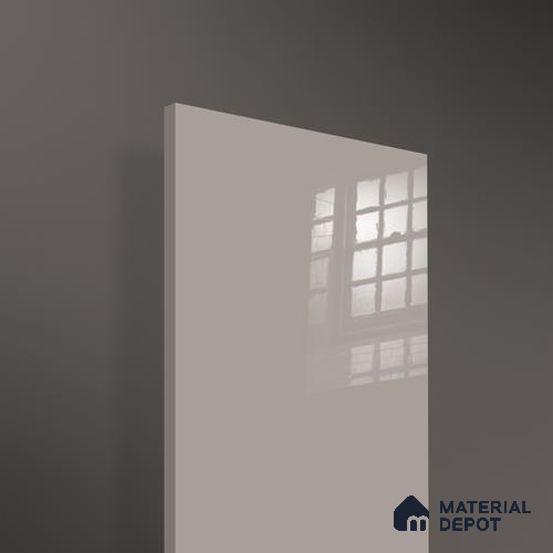 Ferrero 1C 01505 Misty Beige 8 ft x 4 ft High Gloss Finish 6H Anti Scratch Acrylic Laminate - 1.5 mm | Suitable for Living Room, Kitchen, Office