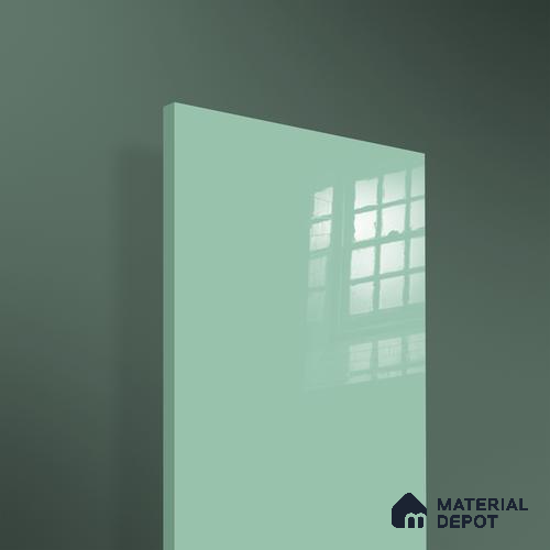 Ferrero 1C 01522 Breeze Green 8 ft x 4 ft High Gloss Finish 6H Anti Scratch Acrylic Laminate - 1.5 mm | Suitable for Living Room, Kitchen, Office