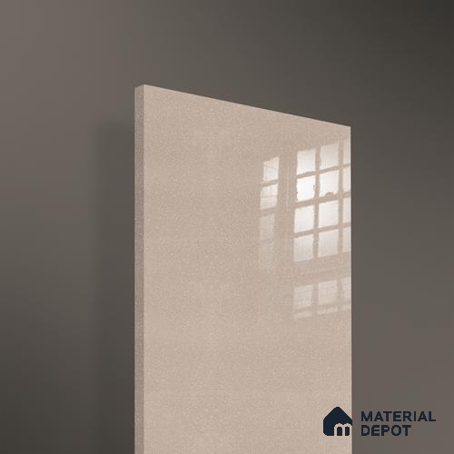 Ferrero 1C 01532 Glimmering Bronze 8 ft x 4 ft High Gloss Finish 6H Anti Scratch Acrylic Laminate - 1.5 mm | Suitable for Bedroom, TV Unit, Wardrobe, Kitchen Cabinet