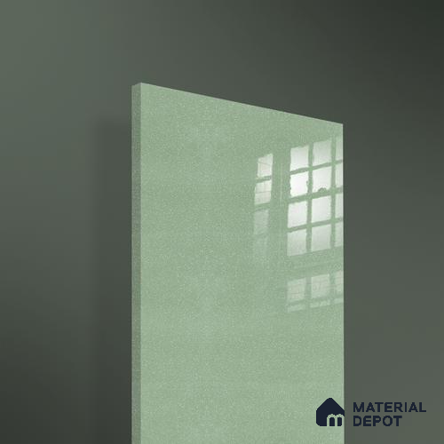 Ferrero 1C 01538 Lime Glint 8 ft x 4 ft High Gloss Finish 6H Anti Scratch Acrylic Laminate - 1.5 mm | Suitable for Bedroom, TV Unit, Wardrobe, Kitchen Cabinet