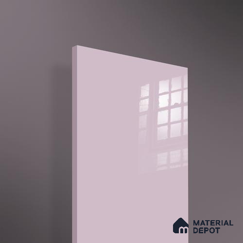 Ferrero 1C 01586 Blushed Lilac 8 ft x 4 ft High Gloss Finish 6H Anti Scratch Acrylic Laminate - 1.5 mm | Suitable for Living Room, Kitchen, Office