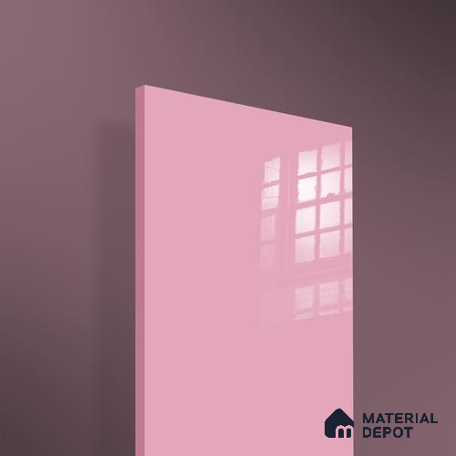 Ferrero 1C 01591 Vintage Pink 8 ft x 4 ft High Gloss Finish 6H Anti Scratch Acrylic Laminate - 1.5 mm | Suitable for Living Room, Kitchen, Office