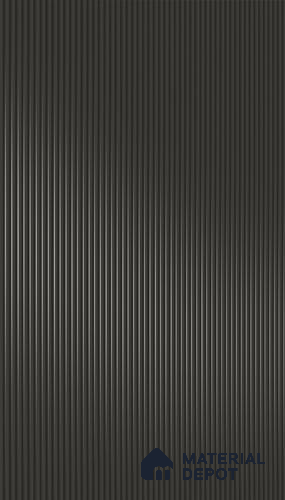 Dusky Grey Fluted Solid Color 1D 05242 Dusky Mauve 8 ft x 4 ft High Gloss Finish Acrylic Laminate - 2.3 mm | Suitable for TV Unit,Wardrobe, Kitchen Cabinets