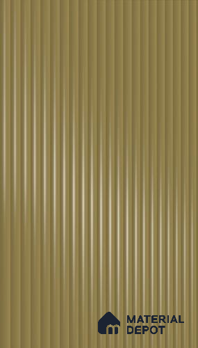 Antique Taupe Fluted Solid Color 1D 05405 Antique Taupe 8 ft x 4 ft High Gloss Finish Acrylic Laminate - 3 mm | Suitable for TV Unit,Wardrobe, Kitchen Cabinets