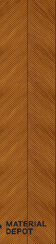 Brown Patterned Louver PN 02874 8 ft x 12 inch Charcoal Panel - 4 mm | Suitable for Feature Wall, TV Unit & Living Room | Width is Subjected to 5% Variation