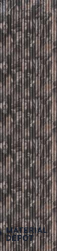 Grey Patterned Louver PN 02888 8 ft x 12 inch Charcoal Panel - 8 mm | Suitable for Feature Wall, TV Unit & Living Room | Width is Subjected to 5% Variation