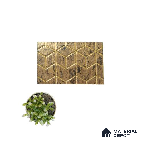 Rang CB 58 Charco Charm Series Charcoal Decorative Wall Panel | 8 ft x 2 ft - 4 mm | Width is Subjected to 5% Variation