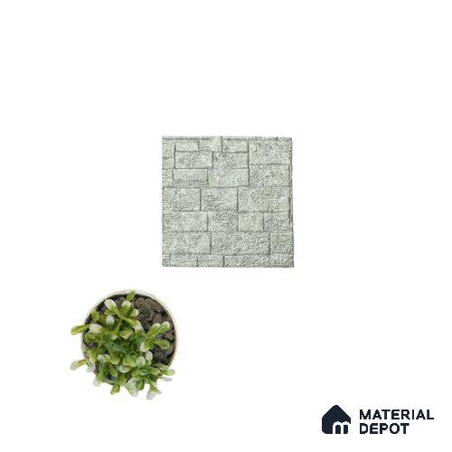 Grey Stone Look Charcoal Decorative Wall Panel PN 05058 8 ft x 2 ft - 4 mm | Suitable for Feature Wall, TV Unit & Living Room | Width is Subjected to 5% Variation