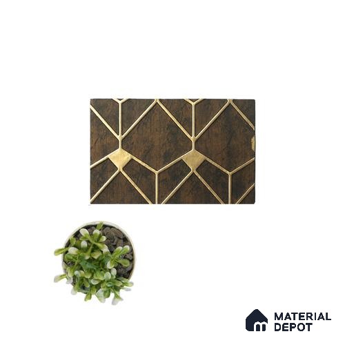 Multi Colour Luxury Look Charcoal Decorative Wall Panel PN 05059 8 ft x 2 ft - 4 mm | Suitable for Feature Wall, TV Unit & Living Room | Width is Subjected to 5% Variation
