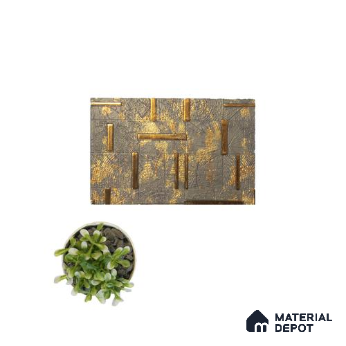 Brown Luxury Look Charcoal Decorative Wall Panel PN 05066 8 ft x 2 ft - 4 mm | Suitable for Feature Wall, TV Unit & Living Room | Width is Subjected to 5% Variation