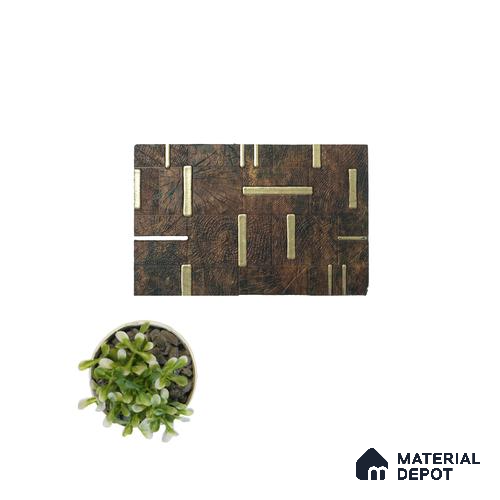 Multi Colour Luxury Look Charcoal Decorative Wall Panel PN 05067 8 ft x 2 ft - 4 mm | Suitable for Feature Wall, TV Unit & Living Room | Width is Subjected to 5% Variation