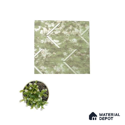 Green Patterned Look Charcoal Decorative Wall Panel PN 05098 8 ft x 2 ft - 4 mm | Suitable for Feature Wall, TV Unit & Living Room | Width is Subjected to 5% Variation
