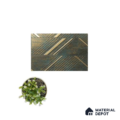 Brown Luxury Look Charcoal Decorative Wall Panel PN 05079 8 ft x 2 ft - 4 mm | Suitable for Feature Wall, TV Unit & Living Room | Width is Subjected to 5% Variation