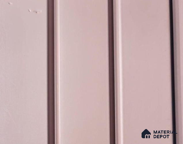 Pink Plain Colour Louver PN 02552 9 ft x 4.9 inch Charcoal Panel - 12 mm | Suitable for Feature Wall, TV Unit & Living Room | Width is Subjected to 5% Variation