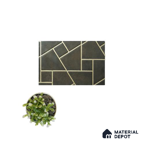 Brown Luxury Look Charcoal Decorative Wall Panel PN 05092 8 ft x 2 ft - 4 mm | Suitable for Feature Wall, TV Unit & Living Room | Width is Subjected to 5% Variation