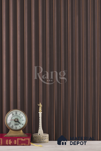 Brown Plain Colour Louver PN 02791 9 ft x 4.8 inch Charcoal Panel - 12 mm | Suitable for Feature Wall, TV Unit & Living Room | Width is Subjected to 5% Variation