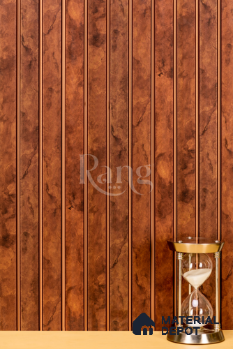 Brown Stone Louver PN 02777 9 ft x 6.5 inch Charcoal Panel - 12 mm | Suitable for Feature Wall, TV Unit & Living Room | Width is Subjected to 5% Variation