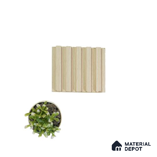 PN 00035 Ribbed Wooden 9.5 ft x 4.7 inch Premium MDF Louver/Panel - 18 mm | Image 02